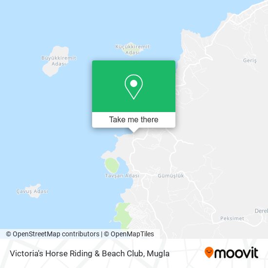 Victoria's Horse Riding & Beach Club map