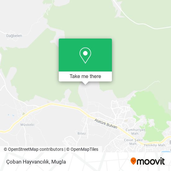 Çoban Hayvancılık map