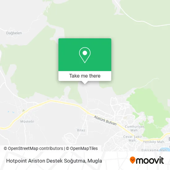 Hotpoint Ariston Destek Soğutma map
