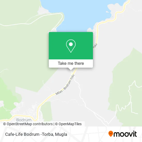 Cafe-Life Bodrum -Torba map