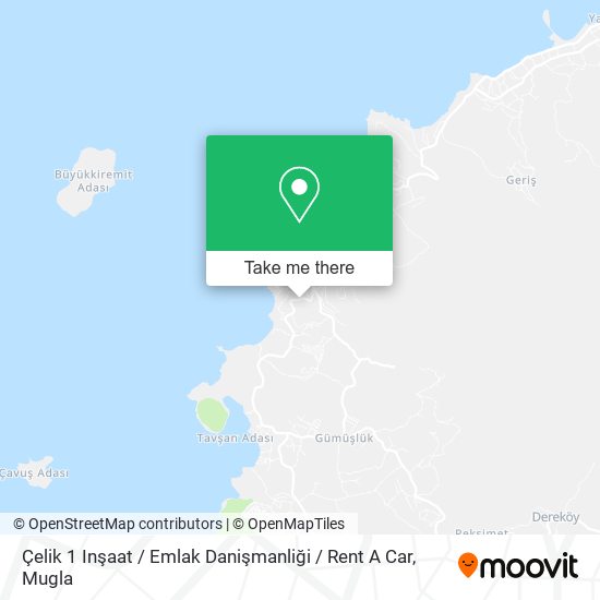 Çelik 1 Inşaat / Emlak Danişmanliği / Rent A Car map