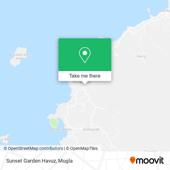 Sunset Garden Havuz map