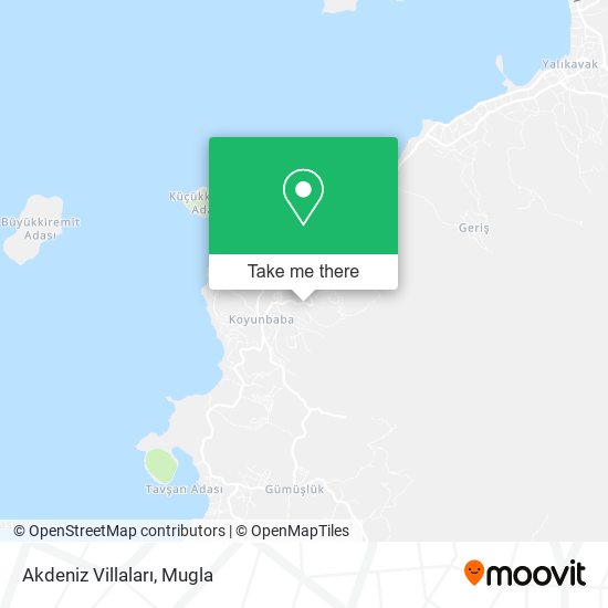Akdeniz Villaları map