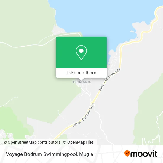 Voyage Bodrum Swimmingpool map