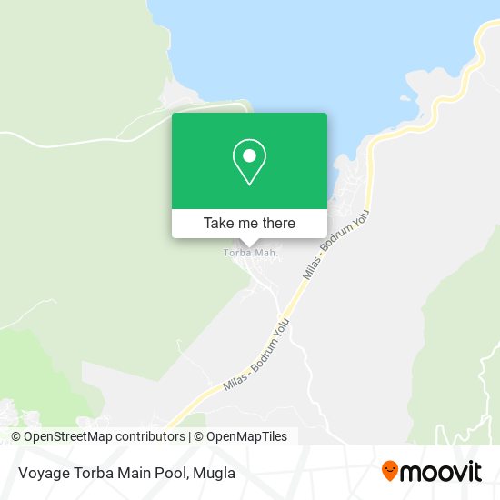 Voyage Torba Main Pool map