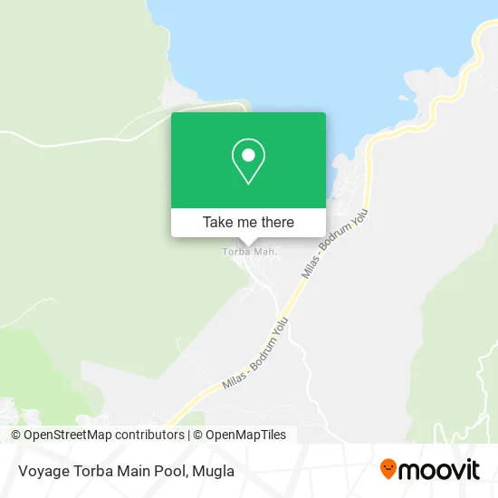 Voyage Torba Main Pool map