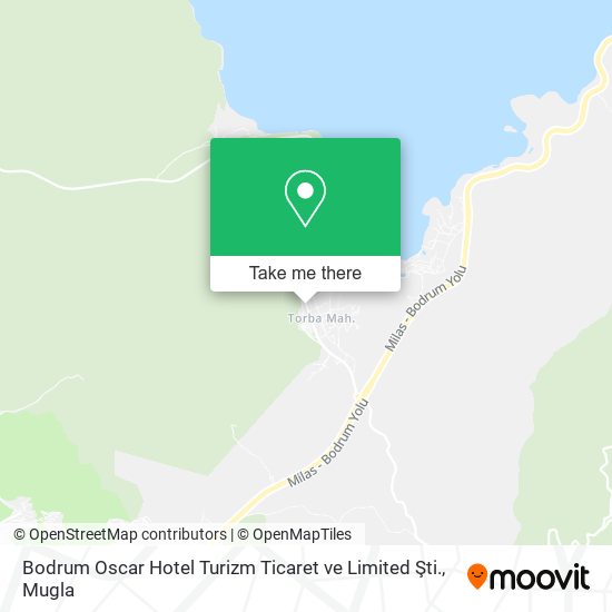 Bodrum Oscar Hotel Turizm Ticaret ve Limited Şti. map