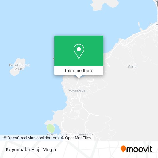 Koyunbaba Plajı map