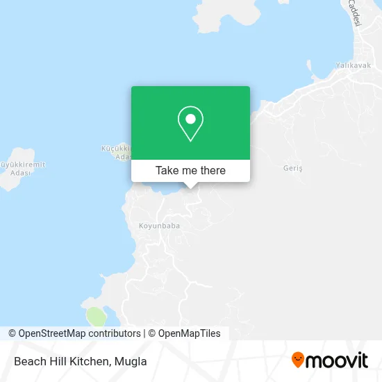 Beach Hill Kitchen map