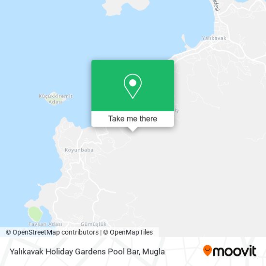 Yalıkavak Holiday Gardens Pool Bar map