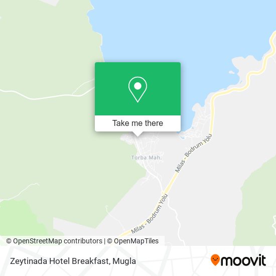 Zeytinada Hotel Breakfast map