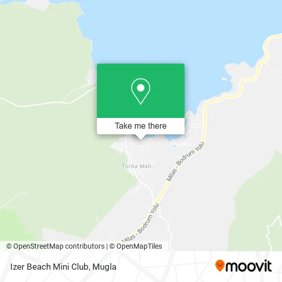 Izer Beach Mini Club map