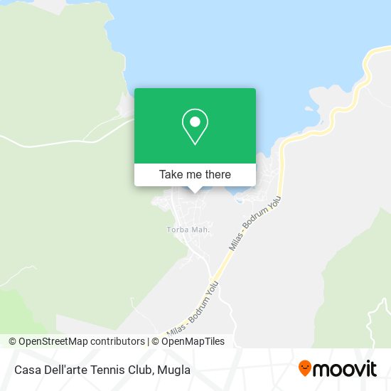 Casa Dell'arte Tennis Club map