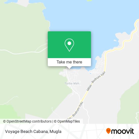 Voyage Beach Cabana map