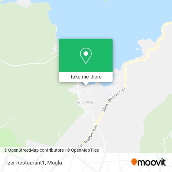 İzer Restaurant1 map
