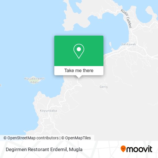 Degirmen Restorant Erdemil map