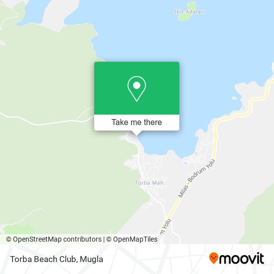 Torba Beach Club map