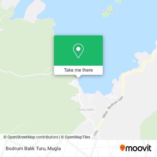 Bodrum Balık Turu map