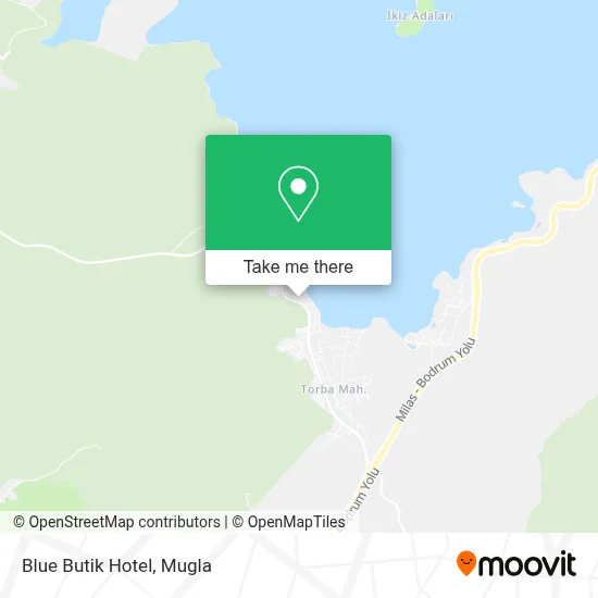 Blue Butik Hotel map