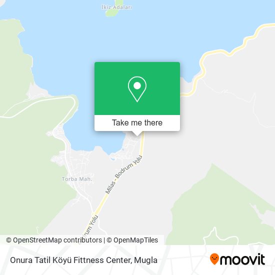 Onura Tatil Köyü Fittness Center map