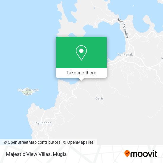 Majestic View Villas map