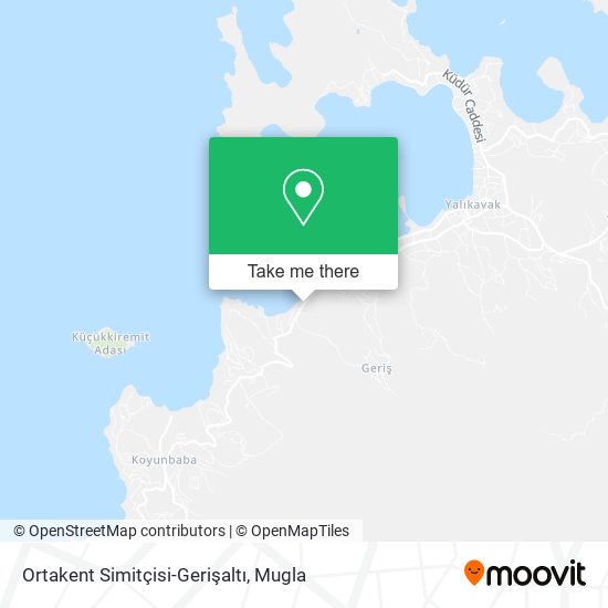 Ortakent Simitçisi-Gerişaltı map