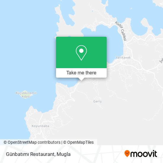 Günbatımı Restaurant map