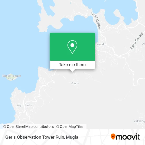 Geris Observation Tower Ruin map