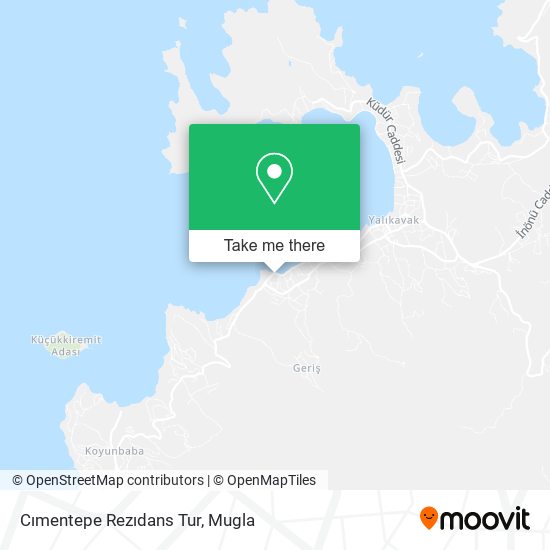 Cımentepe Rezıdans Tur map