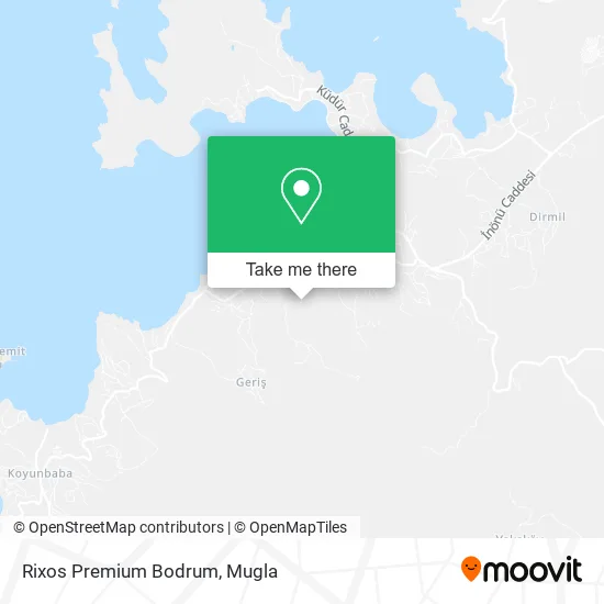 Rixos Premium Bodrum map