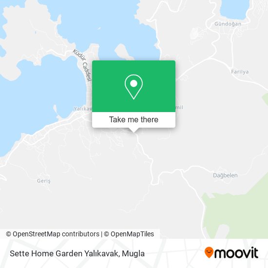 Sette Home Garden Yalıkavak map