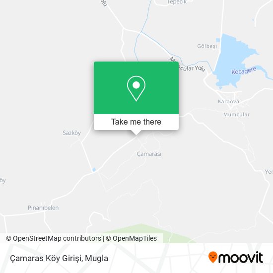 Çamaras Köy Girişi map