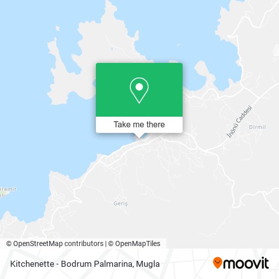 Kitchenette - Bodrum Palmarina map