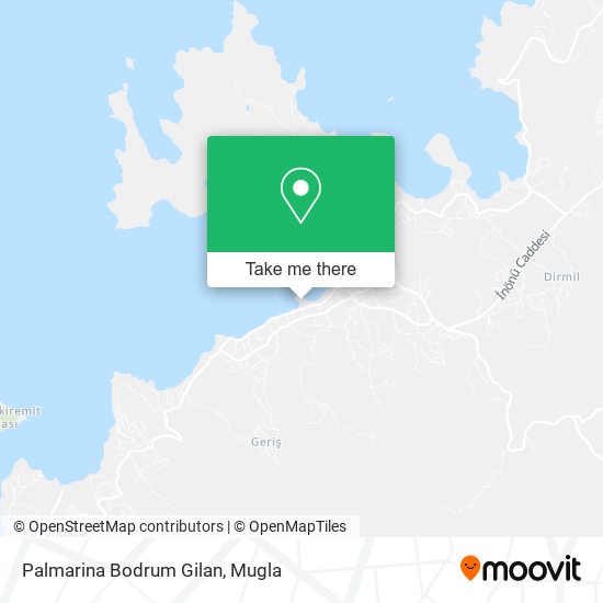 Palmarina Bodrum Gilan map