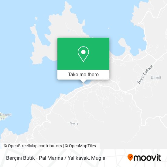 Berçini Butik - Pal Marina / Yalıkavak map