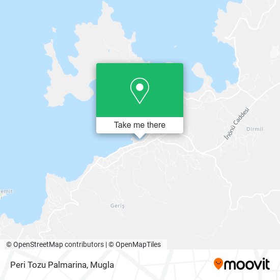 Peri Tozu Palmarina map