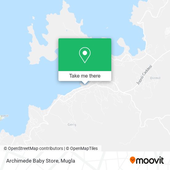 Archimede Baby Store map