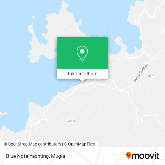 Blue Note Yachting map
