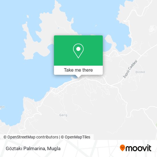 Göztakı Palmarina map