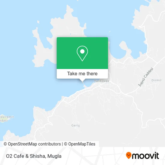 O2 Cafe & Shisha map