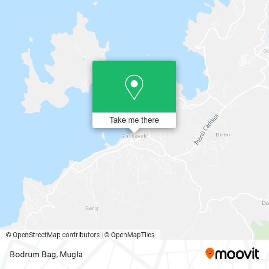 Bodrum Bag map