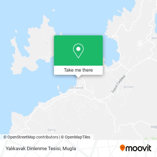 Yalıkavak Dinlenme Tesisi map