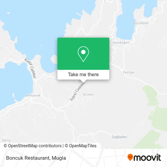 Boncuk Restaurant map