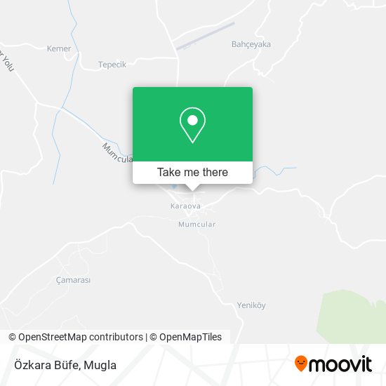 Özkara Büfe map