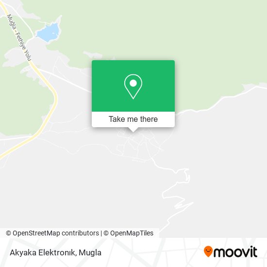 Akyaka Elektronık map