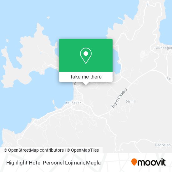 Highlight Hotel Personel Lojmanı map