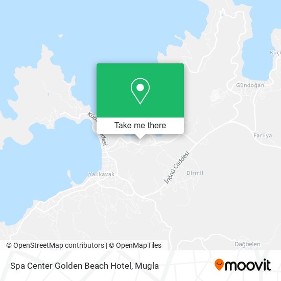 Spa Center Golden Beach Hotel map
