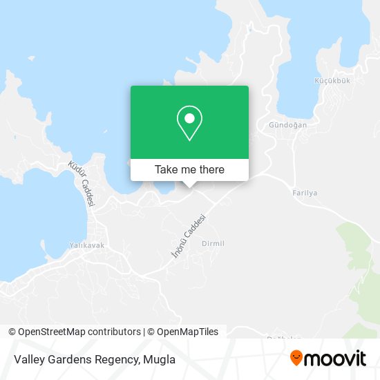 Valley Gardens Regency map