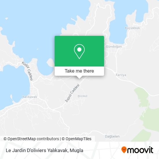Le Jardin D'oliviers Yalıkavak map