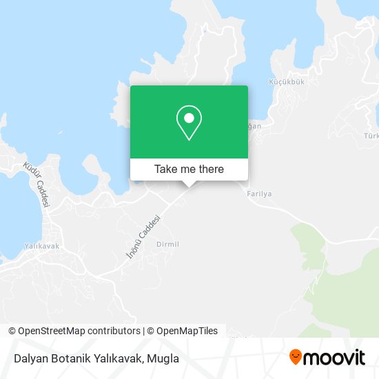 Dalyan Botanik Yalıkavak map